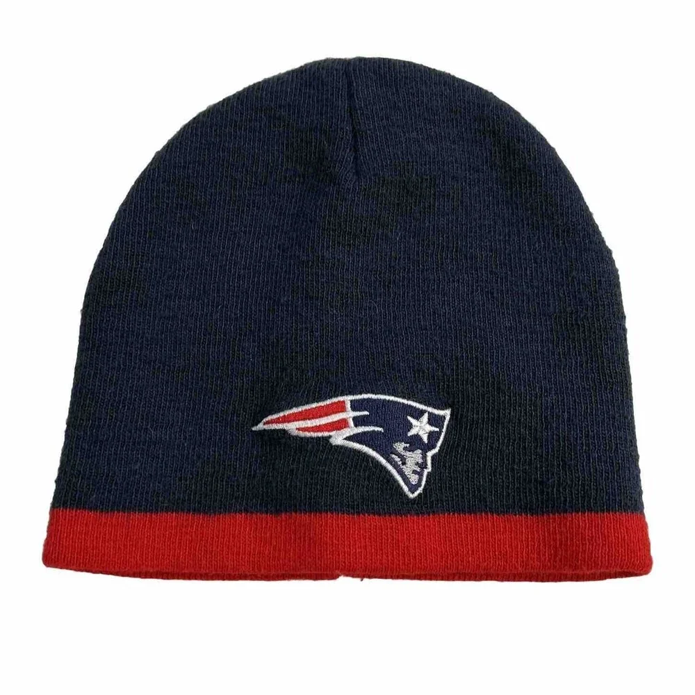 Reebox Boys New England Patriots Skull Cap - Size 4-7